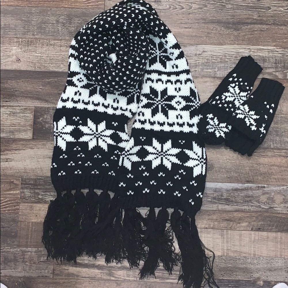 Scarf & gloves set